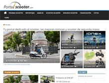 Tablet Screenshot of portalscooter.com
